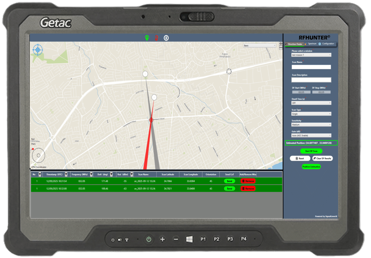 Emitter Geolocation RFHunter® — Passive RF Direction-Finding and Geolocation System ...