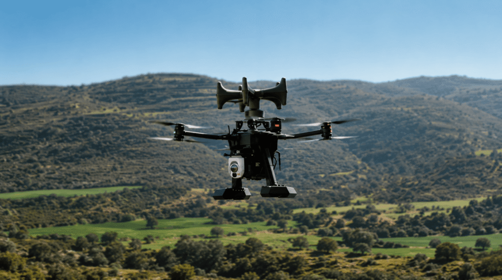 drone mounted